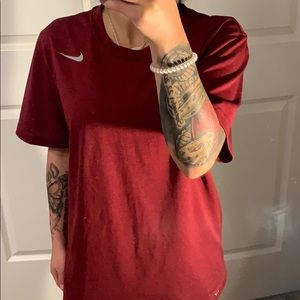 Red Nike Dri-Fit
